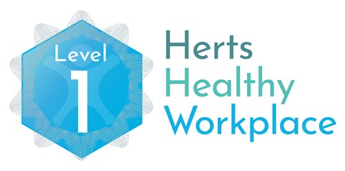 Herts Healthy Workplace Level 1 Badge